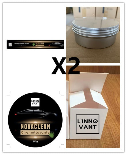 Car Diamond Crystal Wax Black Wax Coating Waxing Polishing Sewage Crystal Hard Wax - 0 - CJ - White aluminum Package - Set1x2 - CJQC104390727AZ