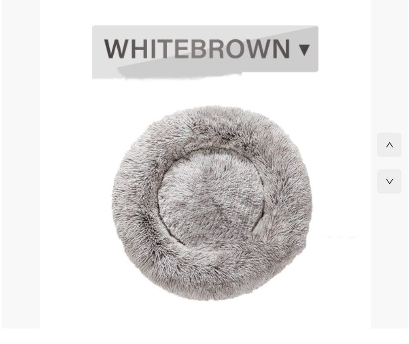 Round Long Hairy Autumn And Winter Nest Pad Cat Mattress - 0 - CJ - Gradient coffee - 100cm - CJJJCWMY00276 - Gradient coffee - 100cm
