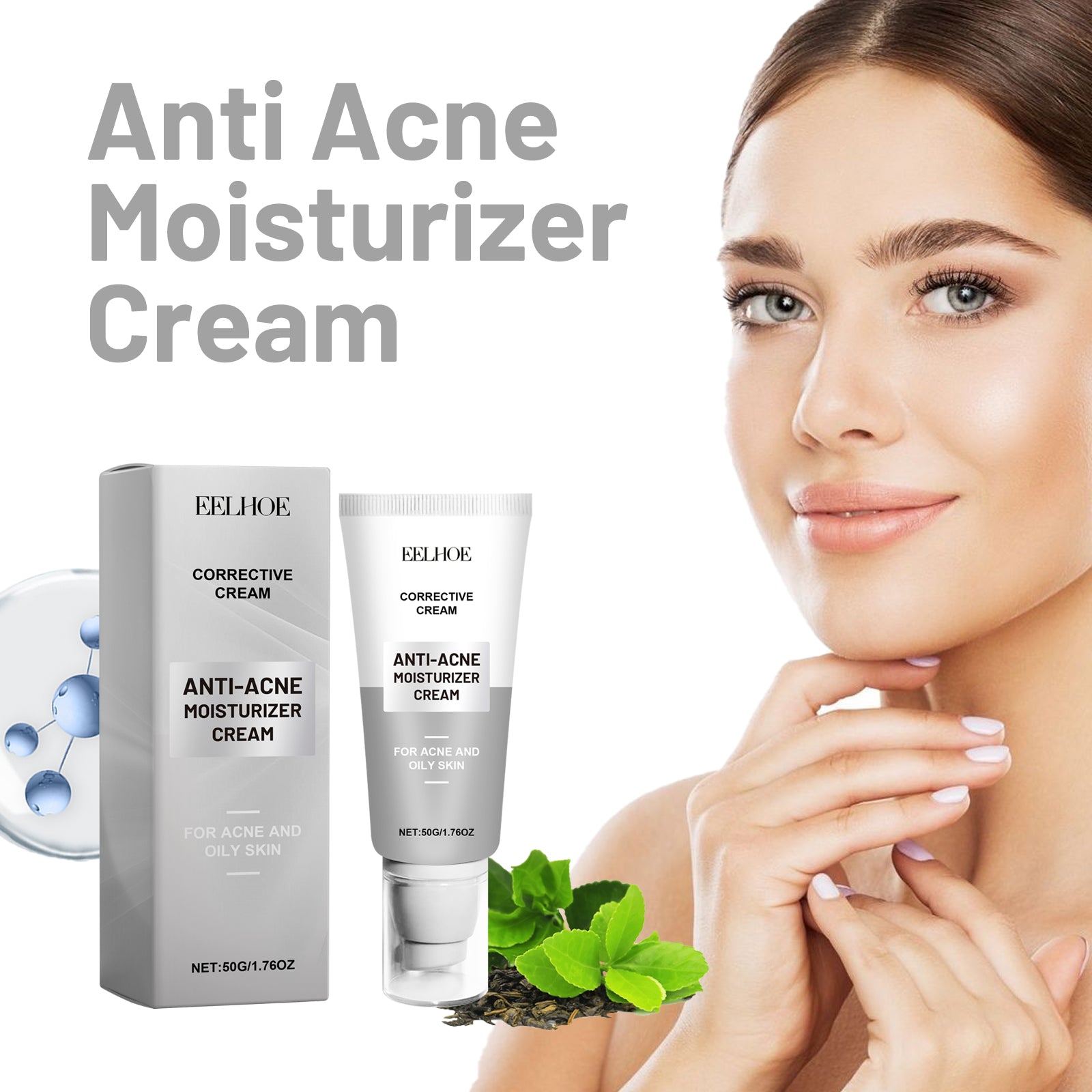 Eelhoe Hydrating Cream Hydrating And Lightening Facial Acne Repair Redness Hydrating And Brightening Moisturizing Cream - 5 - CJ