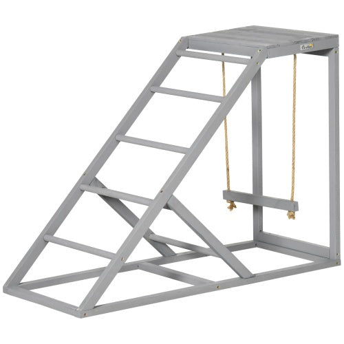 Swing Set With Chicken Perch And Hen Ladder, Chicken Coop Toys - 5 - CJ