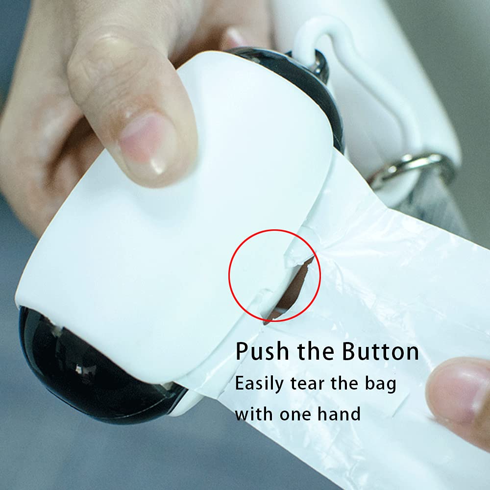 Dog Poop Bag Holder And Dispenser With Leash Attachment Pet Supplies Space Capsule Outdoor Biodegradable Dog Poop Bags Dispenser Attachable To The Leash Dog Accessories - 5 - CJ