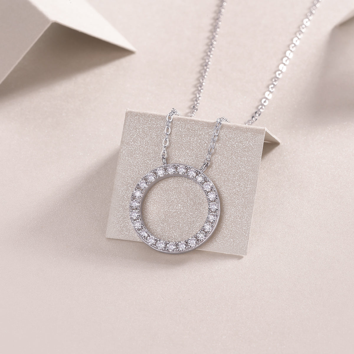 1As You Wish - A Fashionable And Luxurious Diamond Jewelry Pendant Set With Moissanite S925 Sterling Silver And Platinum Plating Prohibit TikTok sales - 5 - cj