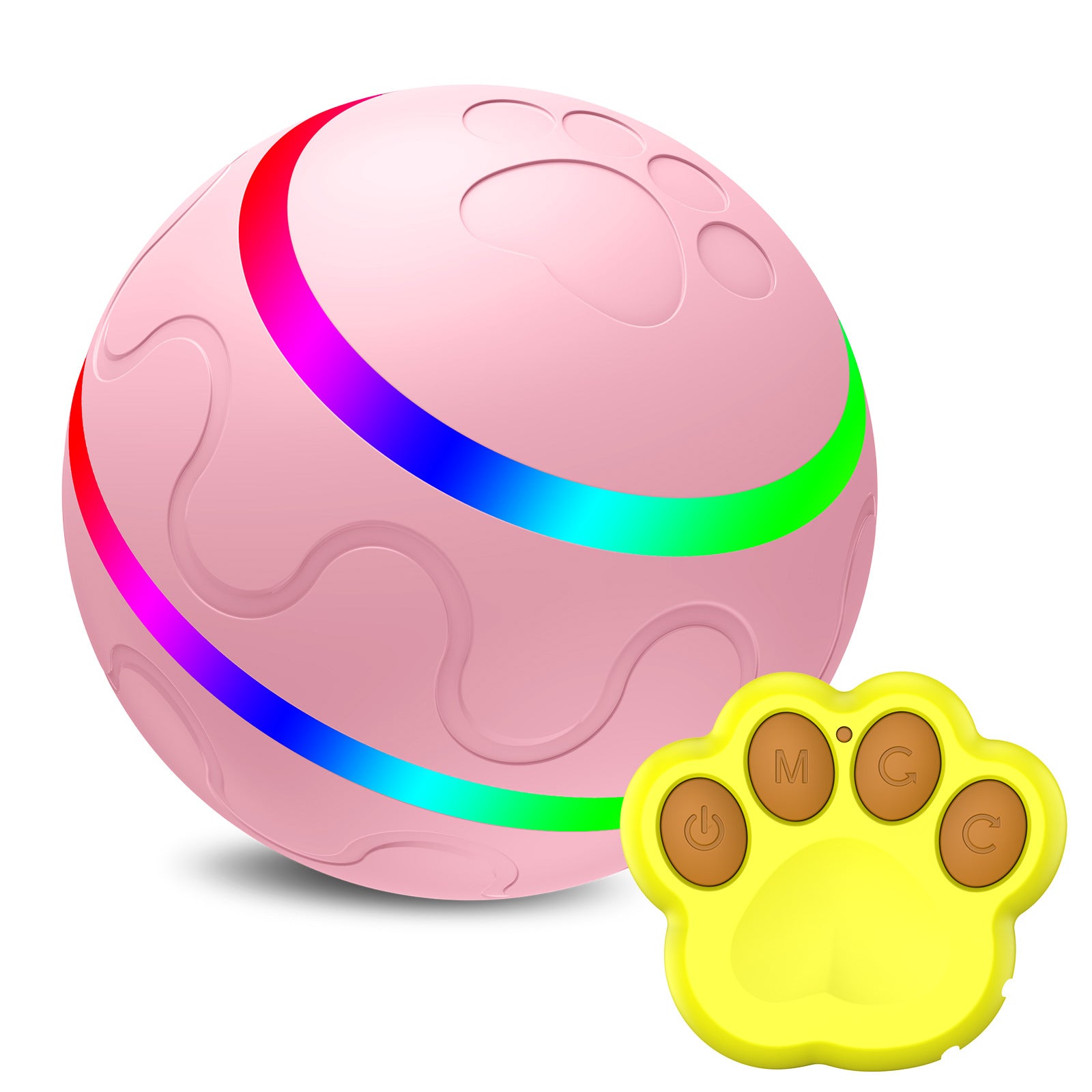 Pet New Cat Wicked Ball Toy Intelligent Ball USB Cat Toys Self Rotating Ball Automatic Rotation Ball - 0 - CJ