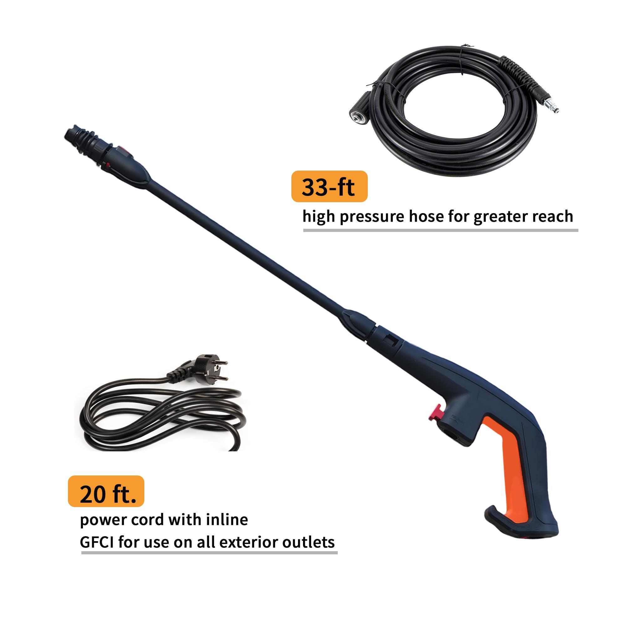 High - performance High - pressure Cleaner For Cars And Building Facades - Powerful Motor, Versatile Accessories, Environmentally Friendly Design - 5 - cjdropshipping