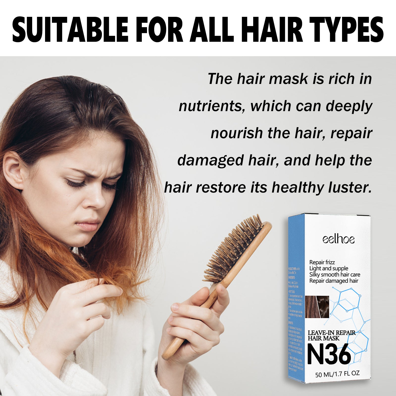 Repair Dry And Frizzy Hair Care Mask - 5 - CJ