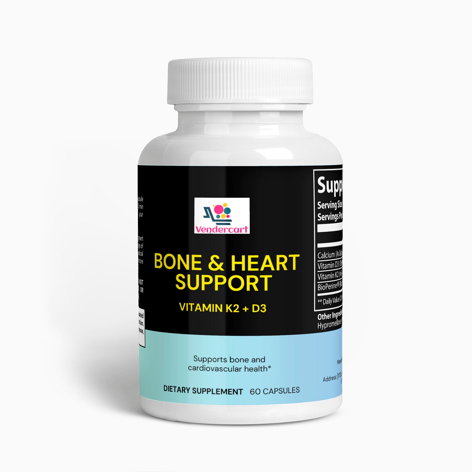BONE AND HEART SUPPORT WITH VITAMIN K2 AND D3 - 5 - CJ