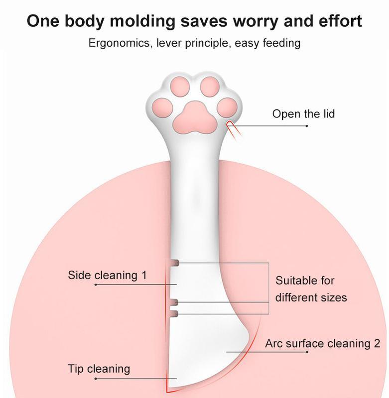 Pet Canned Spoon Jar Opener Puppy FeedingMixing Wet Dry Cat Dog Accessories FeederShovel Tableware Multifunction Pet CannedSpoon Jar Opener Puppy - 5 - CJ