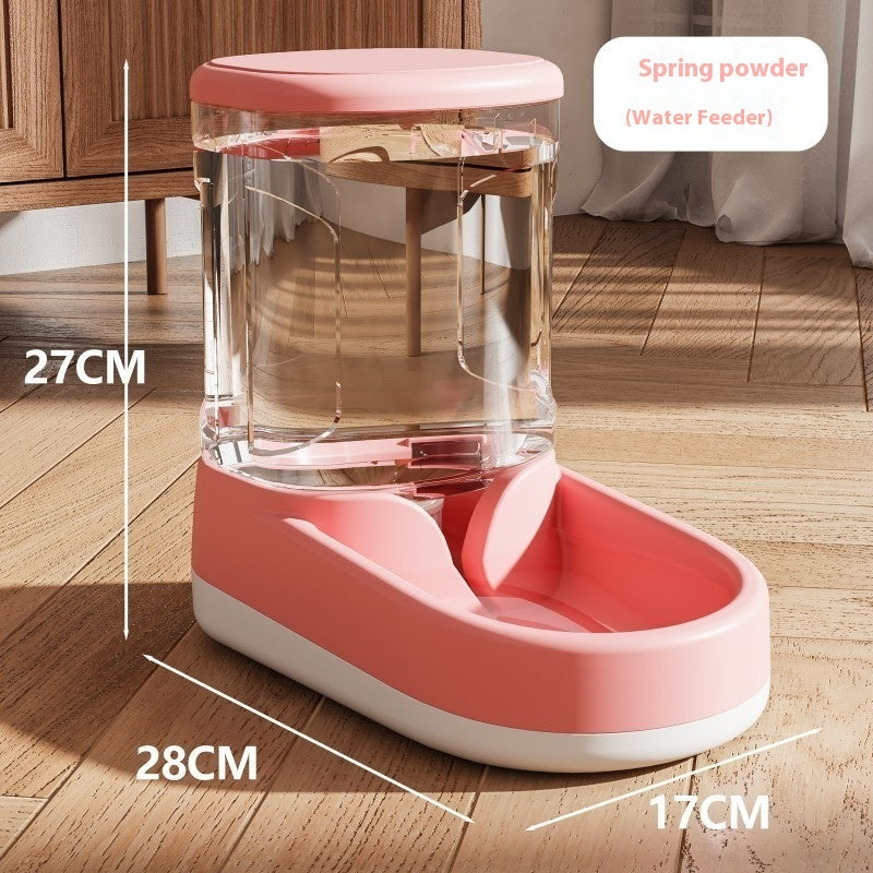 Cat Water Fountain Dog Pet Automatic Pet Feeder - 0 - CJ - Pink Water Fountain - CJMY207274303CX