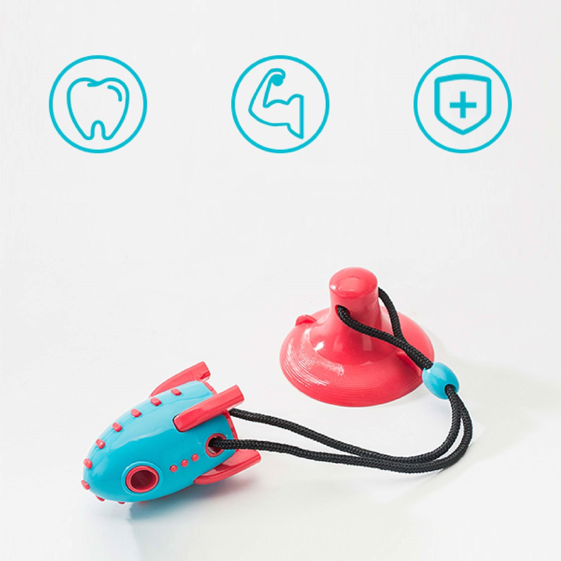 Rocket Dog Toys Leaking Food Dog Bite Toys Bite - resistant Pet Toys - 0 - CJ