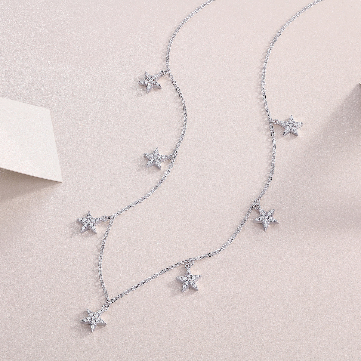 1Star Love - A Fashionable And Luxurious Diamond Jewelry Pendant Set With Moissanite S925 Sterling Silver And Platinum Plating Prohibit TikTok sales - 5 - CJ