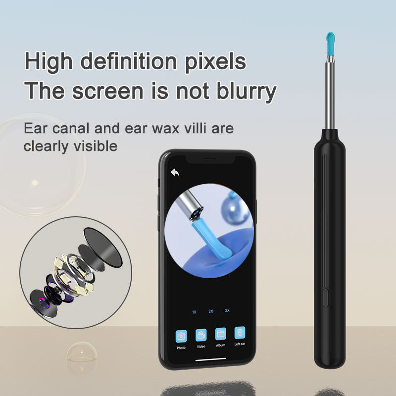 Comes With 6 Ear Scoops For Earwax Removal, Ear Cleaner With Camera - 5 - CJ