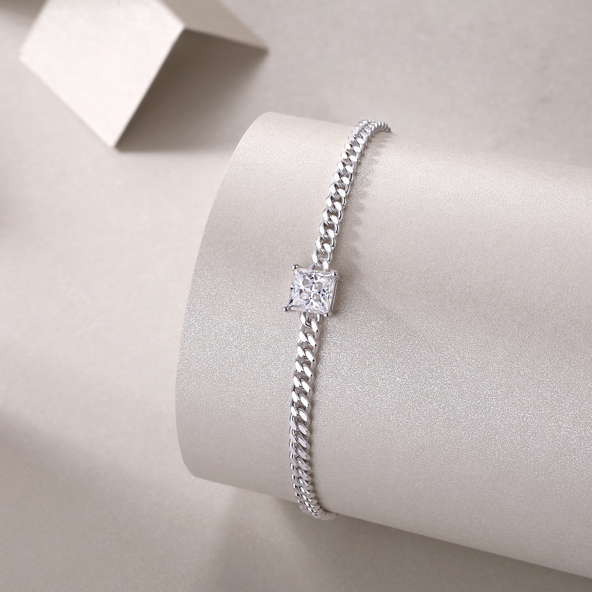 1Resolute Luxury Fashion Mossan Diamond S925 Silver Bracelet Prohibit TikTok sales - 5 - CJ