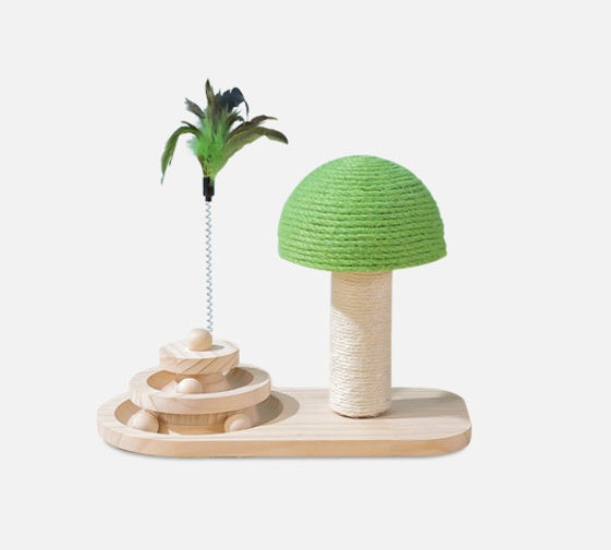 Pet Cat Tree Toys Cat Scratch Post Pet Furniture Scratching Post Cats Claw Scratcher Double Sisal Balls Cat Accessories - 0 - CJ