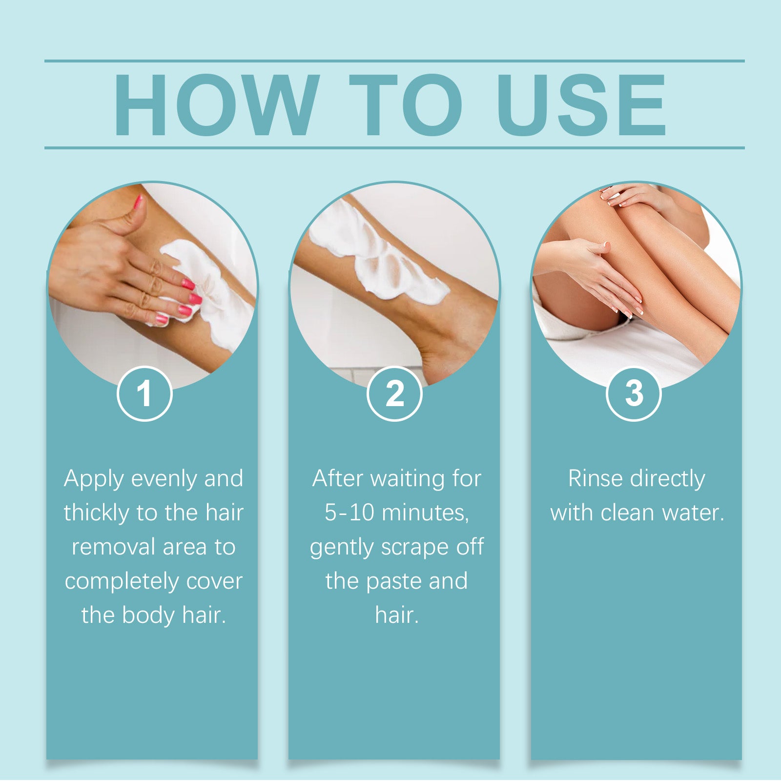 OceAura Gentle Treatment Hair Removal Cream Armpit Leg Armpit Leg Hair All Body Hair Removal Treatment Spray - 5 - CJ