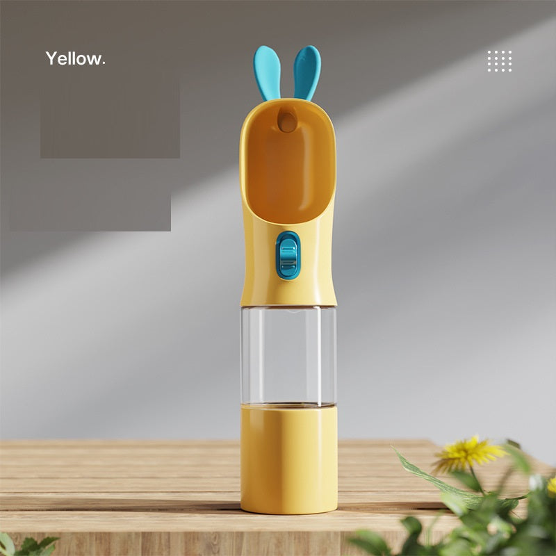 Pets Go Out Portable Feeding And Water Feeding Cup - 0 - CJ - Yellow - Water and food cup - CJYC152005807GT