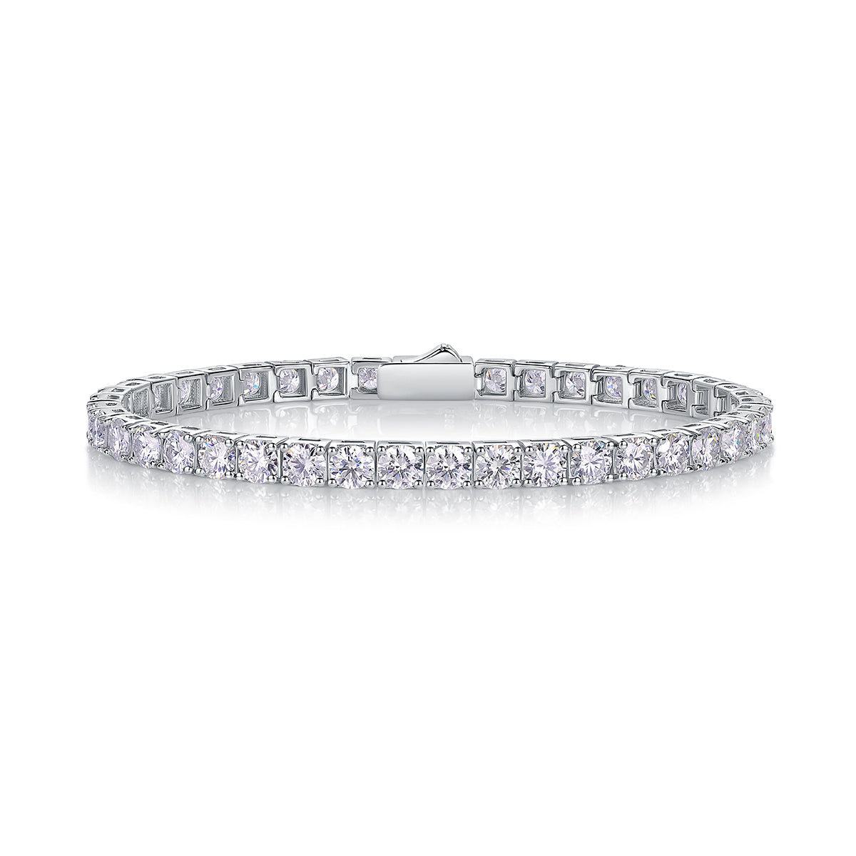 1Gravitation Luxury Fashion Mossan Diamond S925 Silver Bracelet Prohibit TikTok sales - 5 - CJ