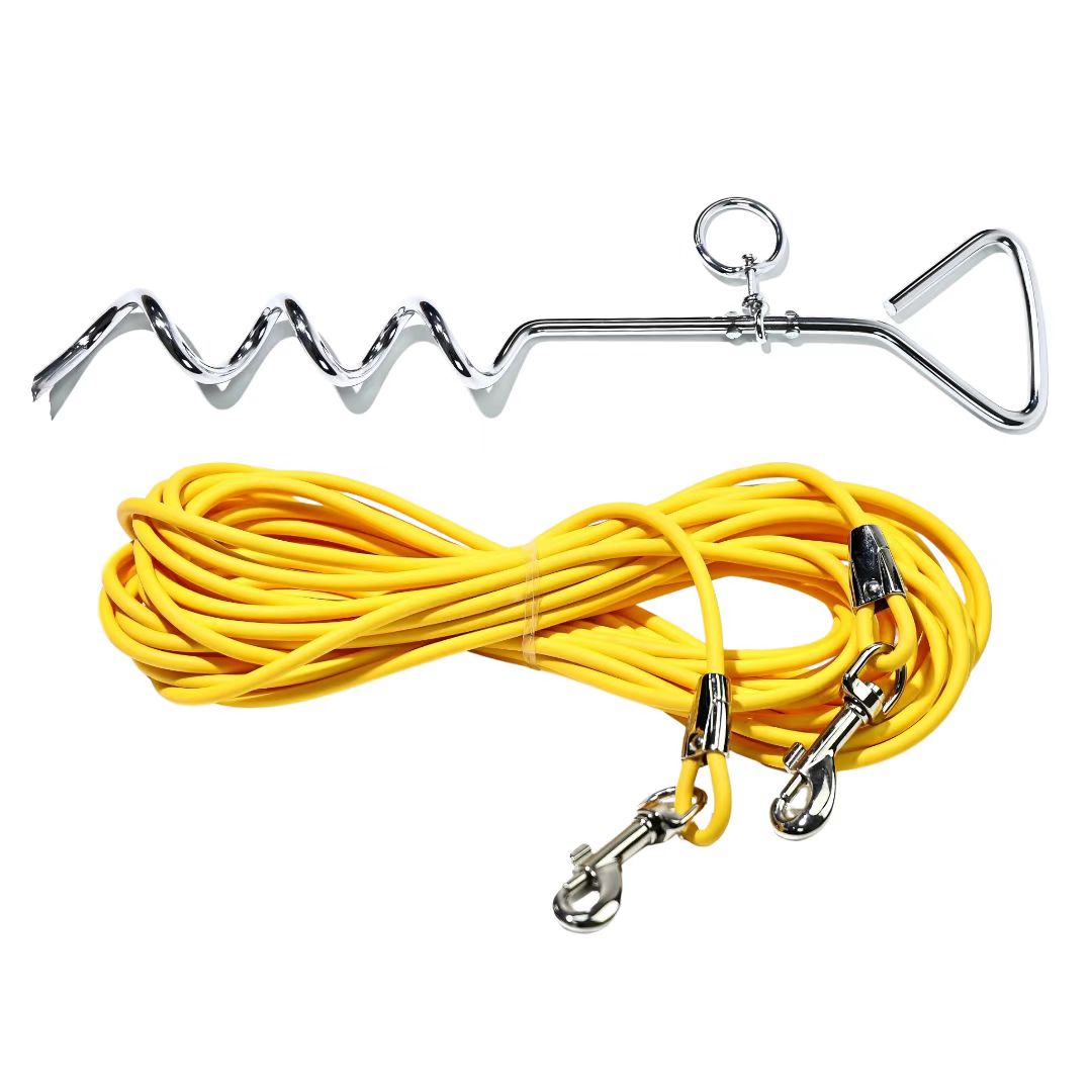 Ground Stake Fixed Dog Leash Allows Your Beloved Dog To Play More Freely - 5 - CJ