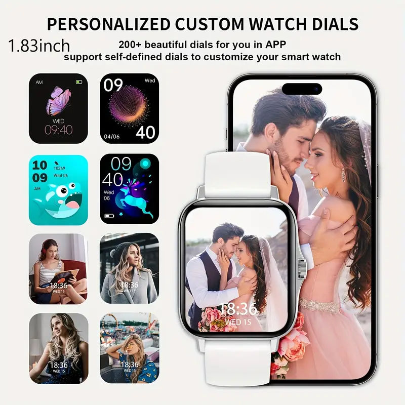 New Smartwatches Now On Sale, Featuring Message Alerts, Call Answering, Health Monitoring, Activity Tracking, Notification Reminders, And Fitness Functions. - 5 - CJ