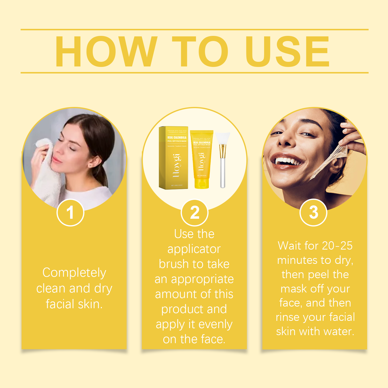 Hoygi Cleansing Peel Peel Mask Gently Cleanses Blackhead Pores And Moisturizes Skin Without Tightening - 5 - CJ