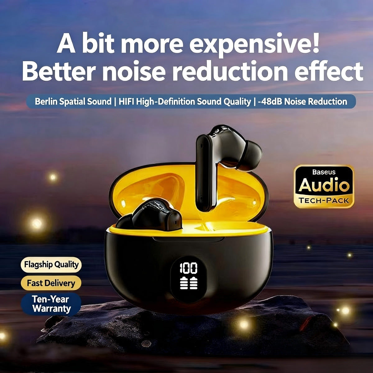 Digital Display Bluetooth Headset - 5 - CJ