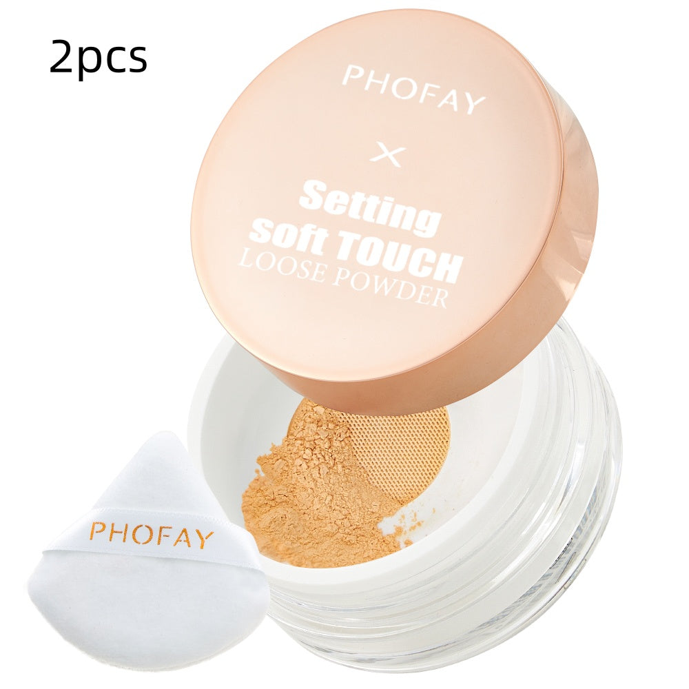 PHOFAY Setting Soft Touch Loose Powder - 4 - CJ - 2PCS - 03 - CJCZ204803308HS