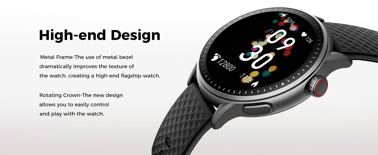 New 1.43 - inch Disc Smart Watch Fitness Tracker - 5 - CJ