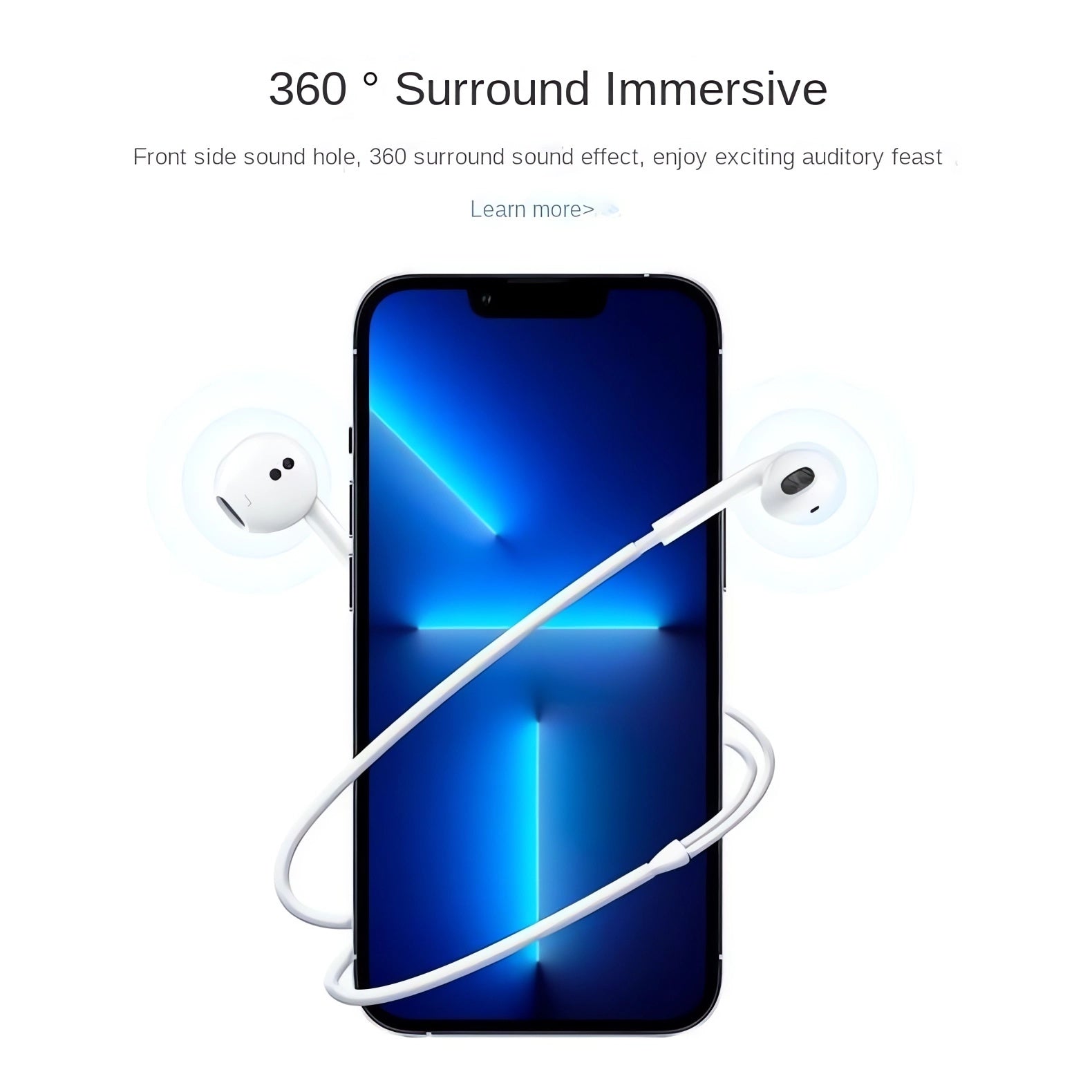 Lightning In - ear Headphones For IPhone14,13,12,11,7,8 Plus, XS, With Lightning Connector, IPhone Wired Earbuds, Built - in Remote Control To Control Music, Calls, And Volume - 5 - CJ