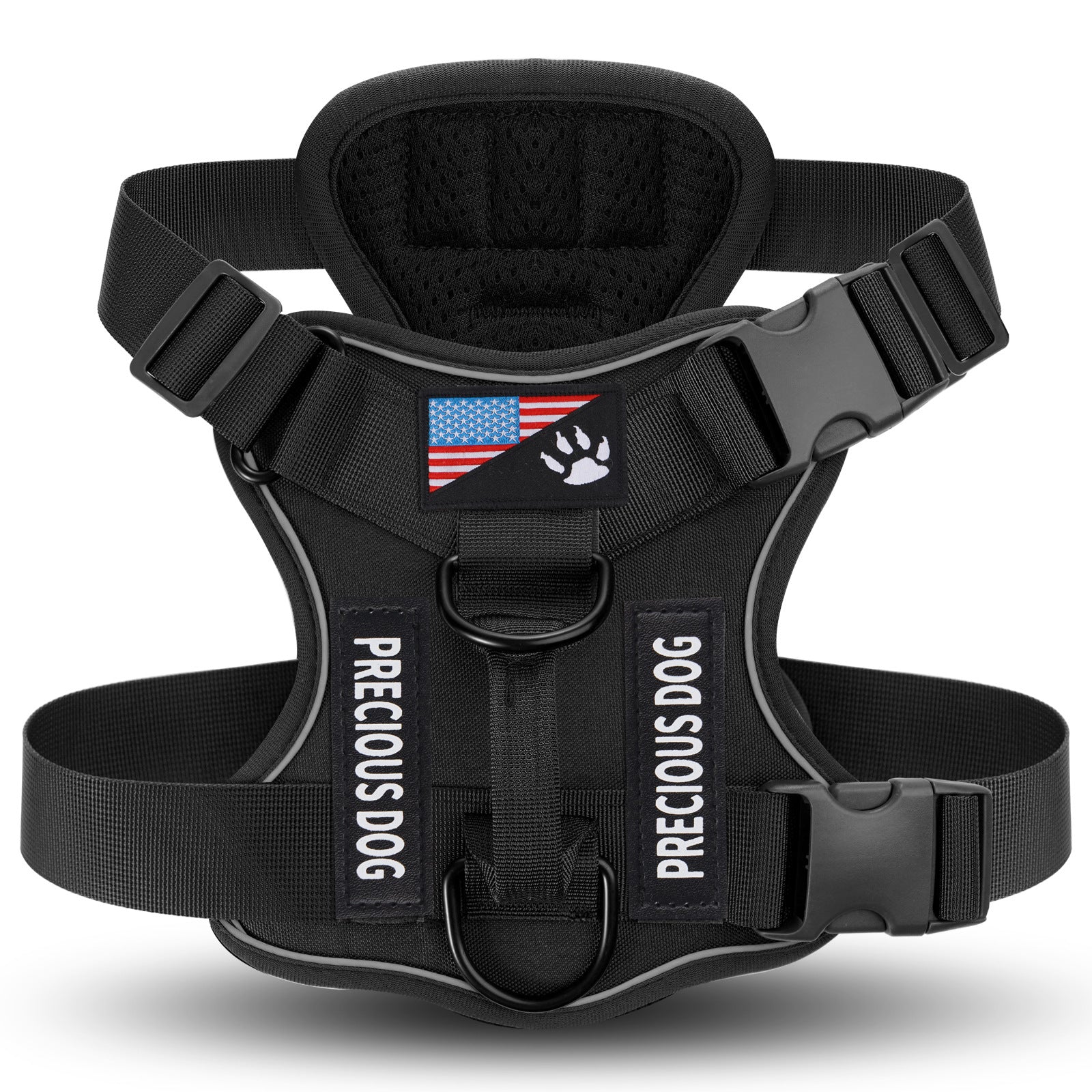 Large Dog Tactical Chest Strap Vest - 0 - CJ