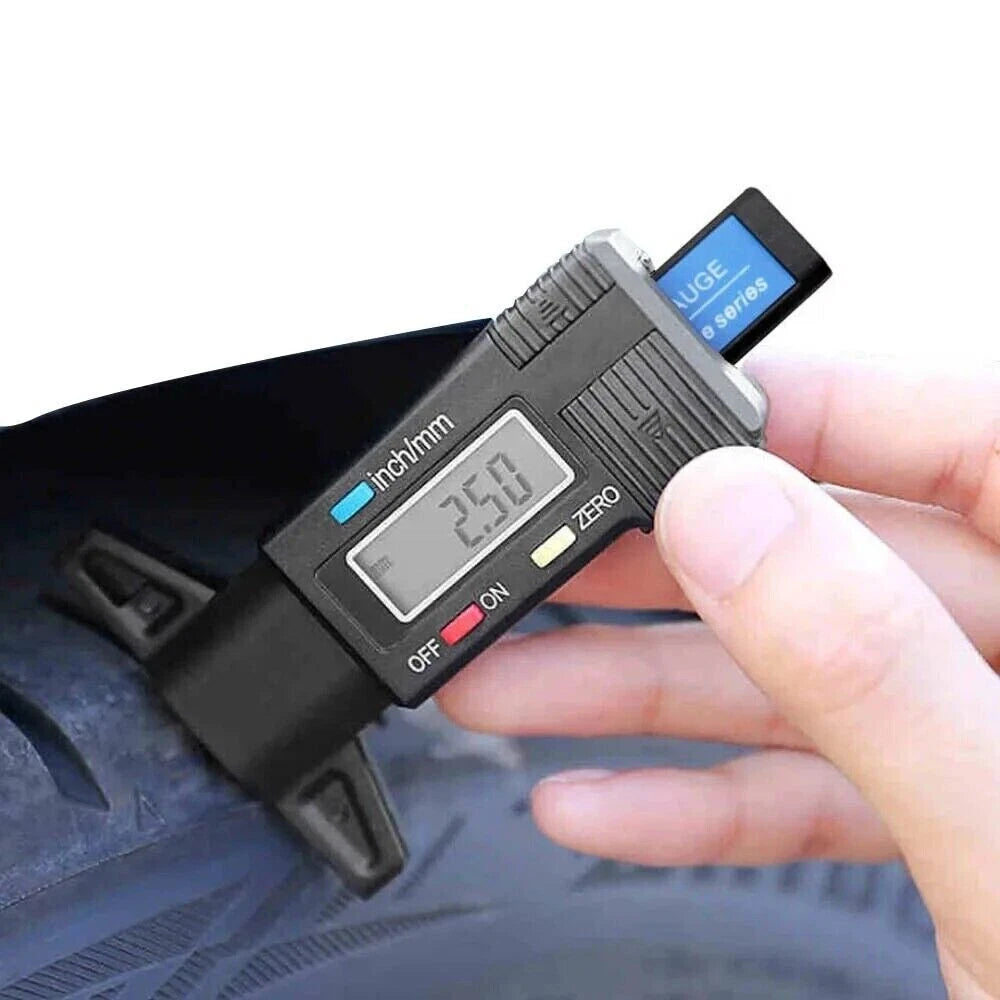 Digital Tyre Tread Depth Gauge Measuring Tool Car Van Trucks MOT Digital - 5 - CJ