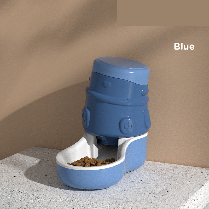 Pet Cat Dog Feeder Automatic Water Dispenser - 0 - CJ - Blue - CJGY130412101AZ