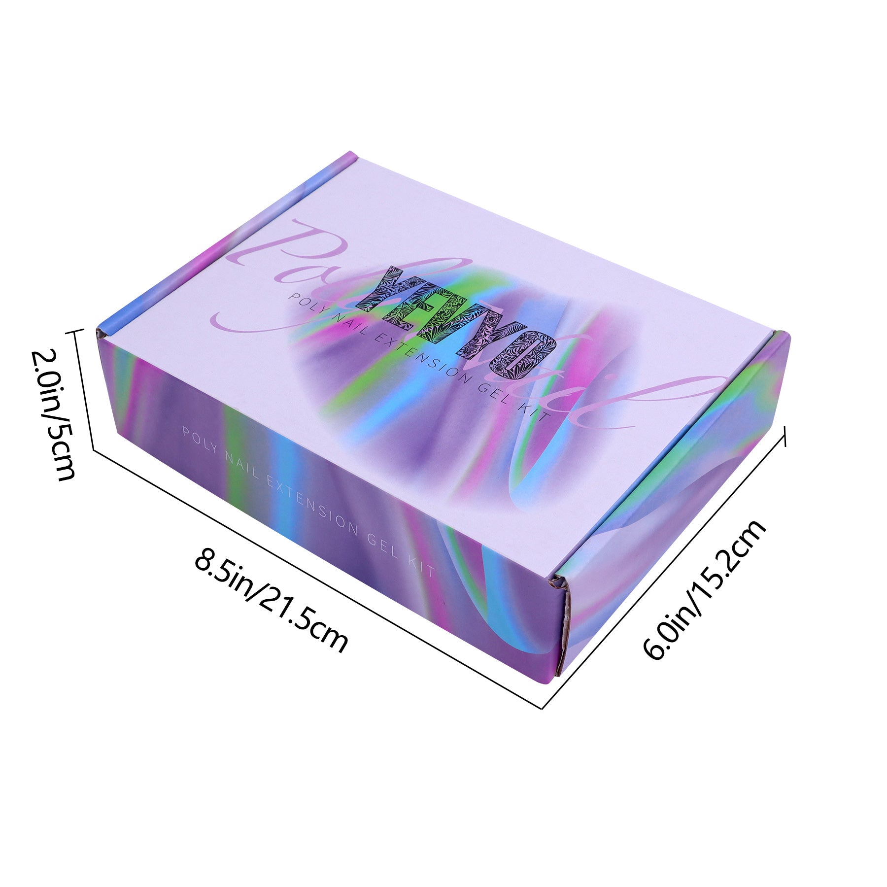 Poly Gel Nail Kit, Poly Nail Gel Kit With UV Lamp For Beginners With Everything, Gel Extension Nail Kit With Slip Solution - 5 - CJ