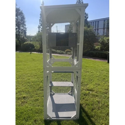 Outdoor Indoor Cat Pet Climbing Frame Game Cage Cute Large Space - 5 - CJ