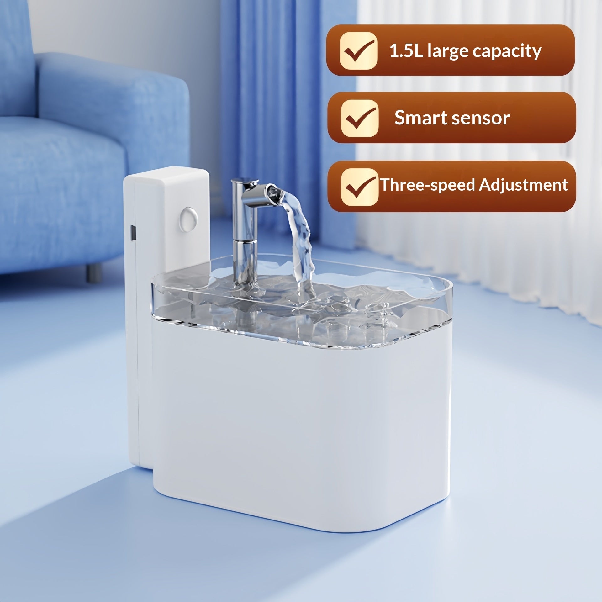 Cat Wireless Induction Automatic Circulation Smart Water Dispenser - 0 - CJ