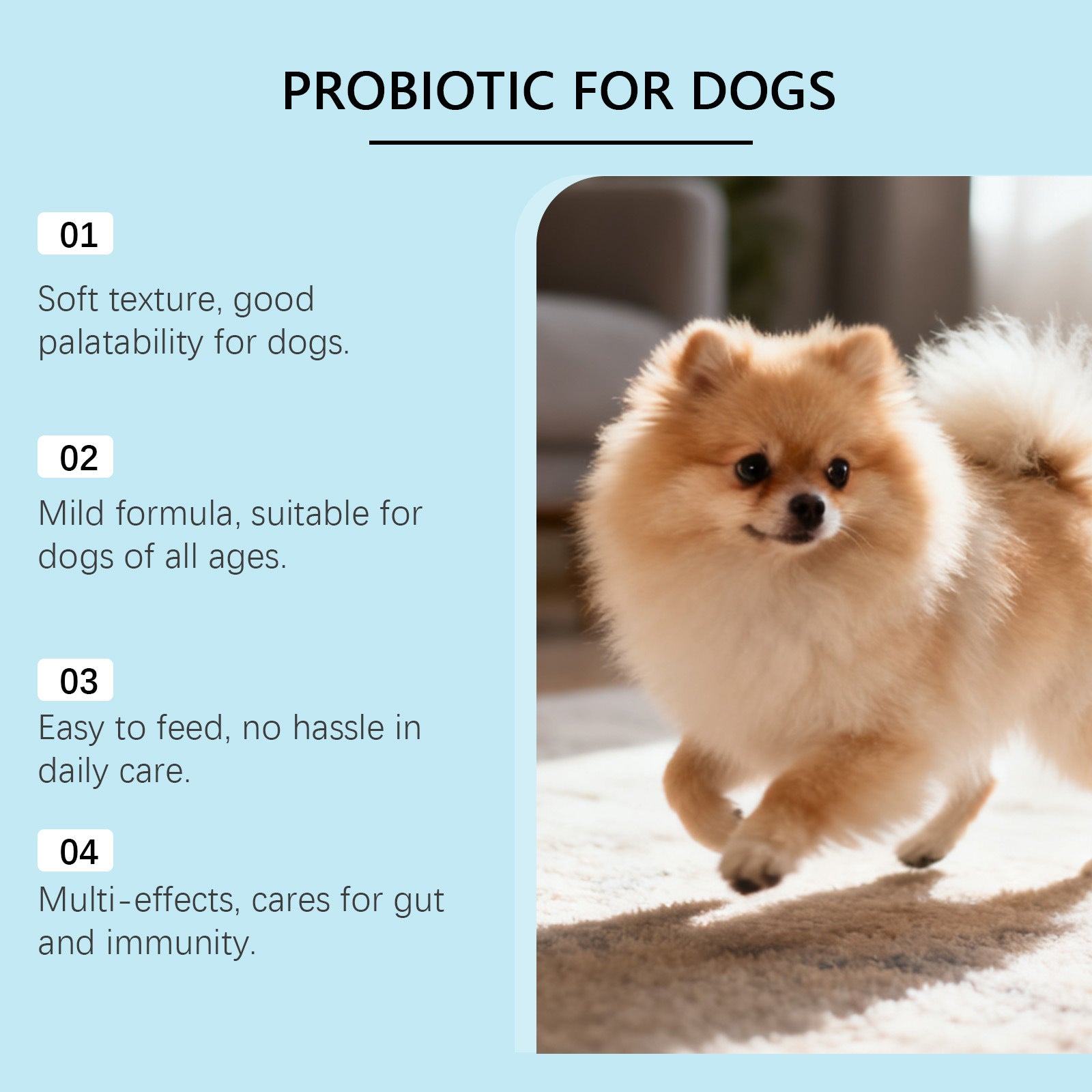 Daily Probiotic Soft Granules For Dog Gut Health - 0 - CJ