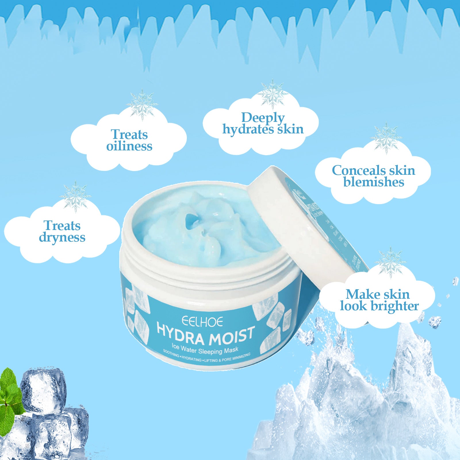 EELHOE Hydrating And Moisturizing Sleep Mask For Nourishing Skin And Repairing Dryness, Dullness, And Dark Spots On The Face - 5 - CJ