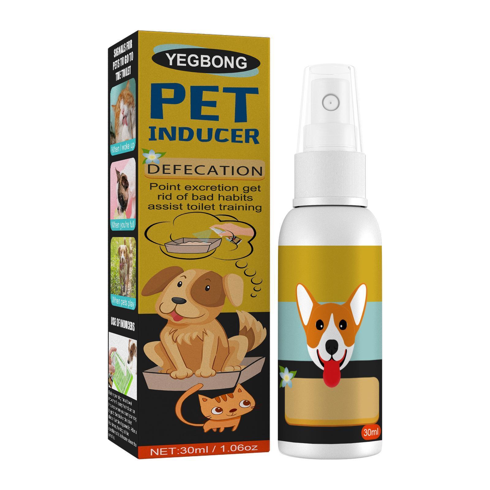 Yegebang Pet Defecation Positioning Spray Pet Feces Positioning Pet Cat And Dog Defecation Inducer - 5 - CJ