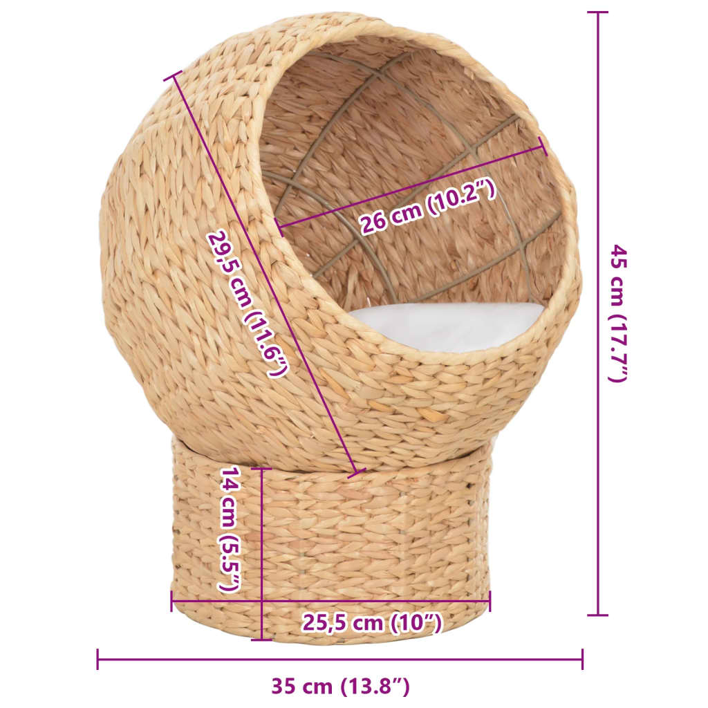Cat Basket Seagrass - 5 - CJ