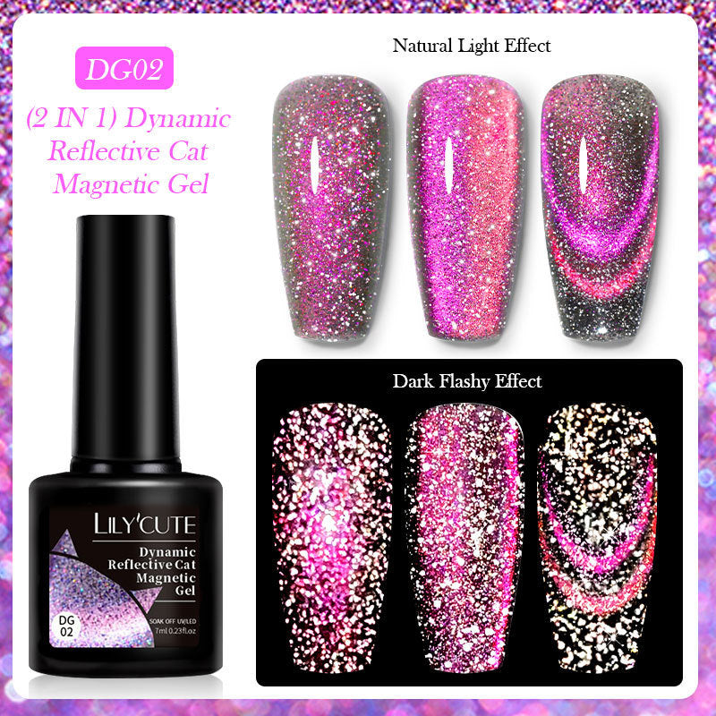 Diamond In The Debris Cat Eye Series Nail Polish Gel - 0 - CJ