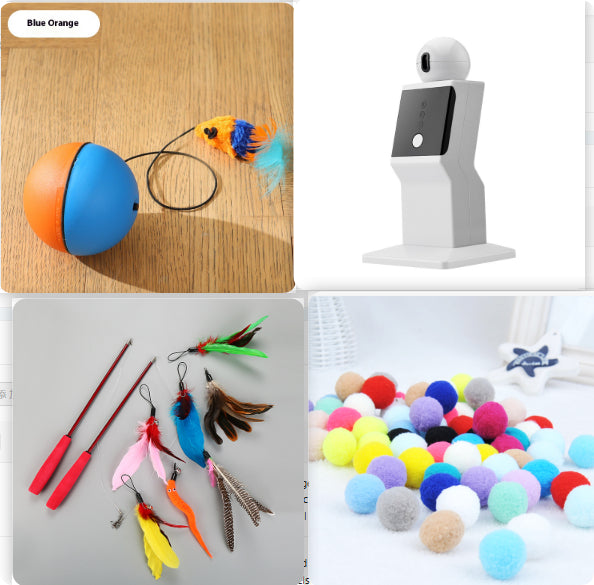 Cat Toys Mouse Teaser Ball Funny Moving Toy For Pets Cat Dog Electric - 0 - CJ