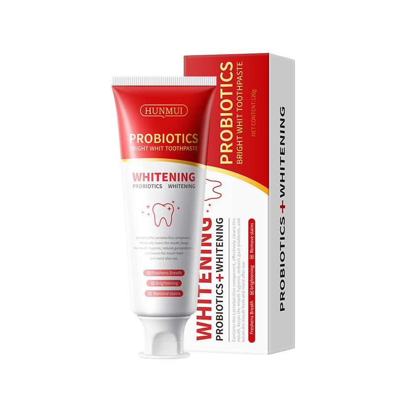 HUNMUI Probiotic Whitening Toothpaste 120g - 4 - CJ