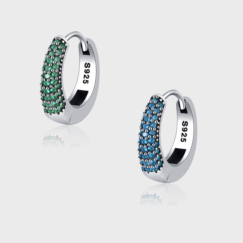 Sterling Silver 925U Shaped Full Bore Oval Earrings - 4 - https://x.com/titan_prim62775J