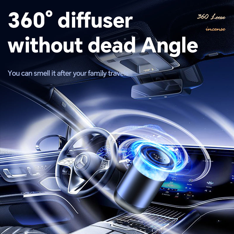 Car Aromatherapy Diffuser Cloud Mist Air Freshener Auto Decoration Natural Fragrance Auto Decoration Tool For RVs Trucks Sedans - 0 - CJ