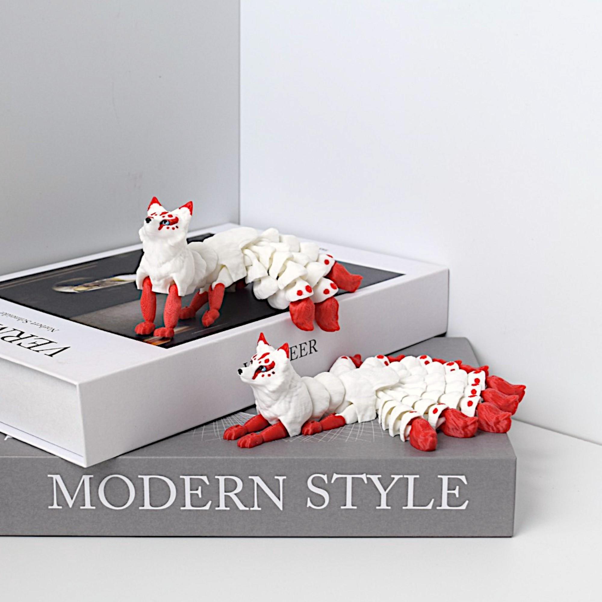 Nine - tailed Fox, Smart Fox Shape, Fantasy Texture, Exquisite Details, Fairy - style Appearance, Exquisite Craftsmanship, Thoughtful Gift Decoration, Adding Fairy Charm - 5 - CJ