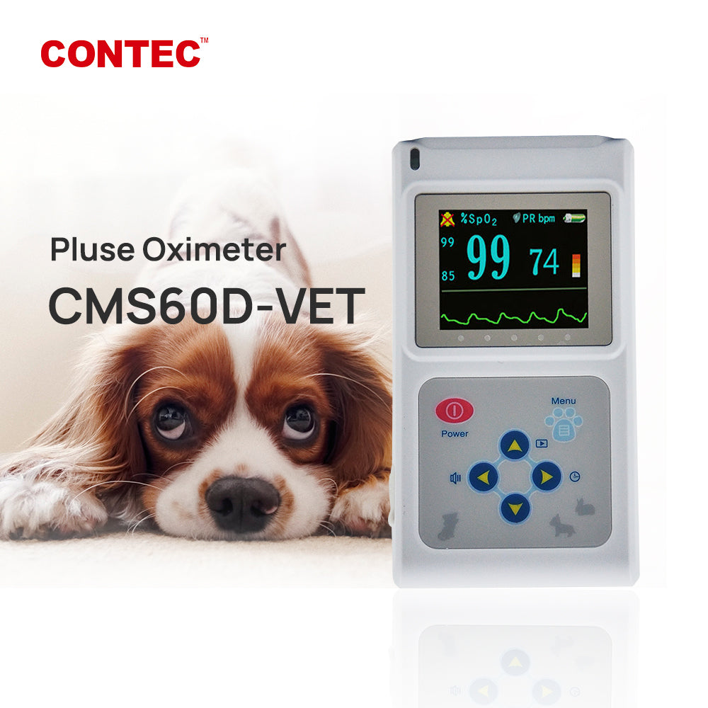 Veterinary Color Display CMS60D - VET Pulse Oximeter Spo2 Probe PR VET Monitor - 5 - CJ