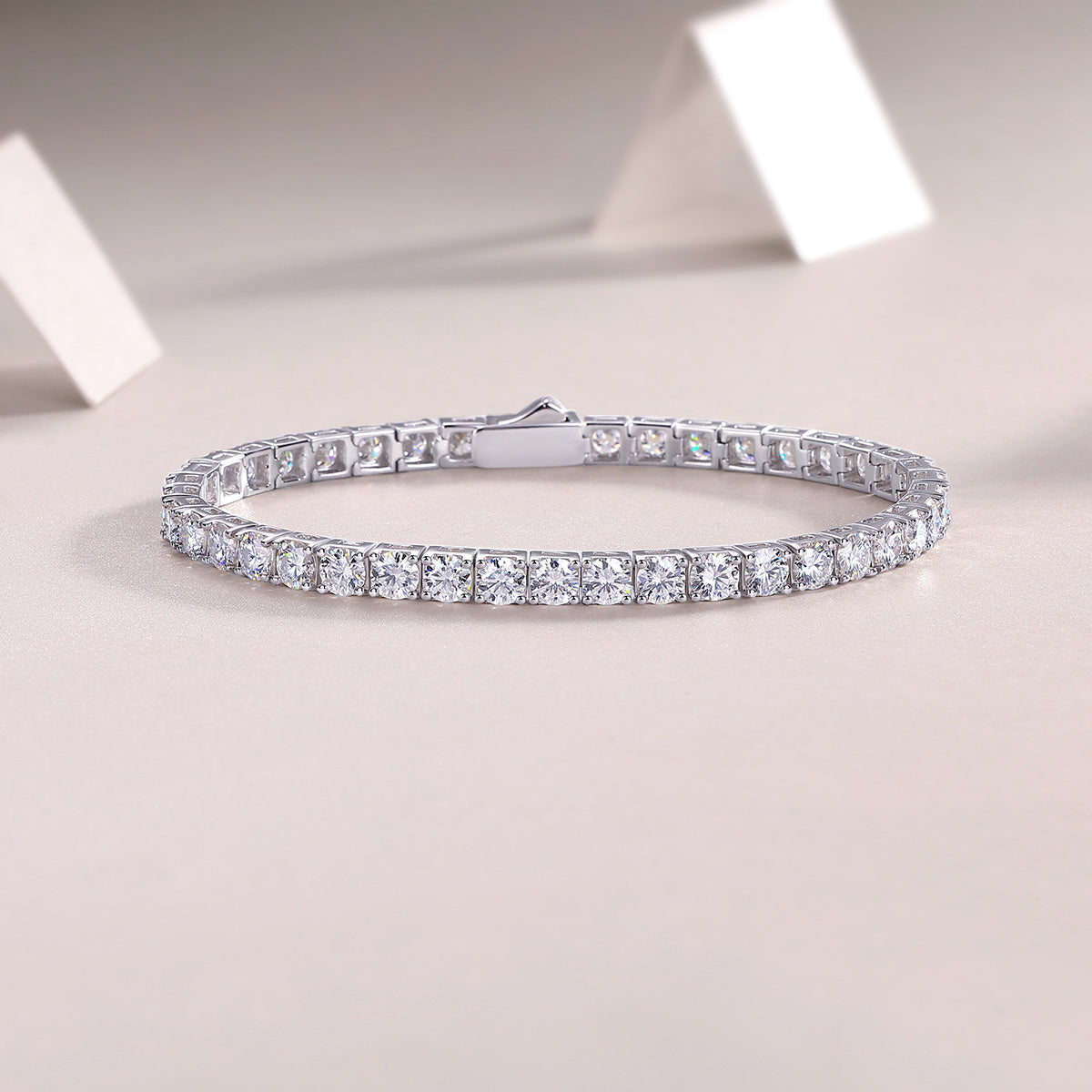 1Gravitation Luxury Fashion Mossan Diamond S925 Silver Bracelet Prohibit TikTok sales - 5 - CJ