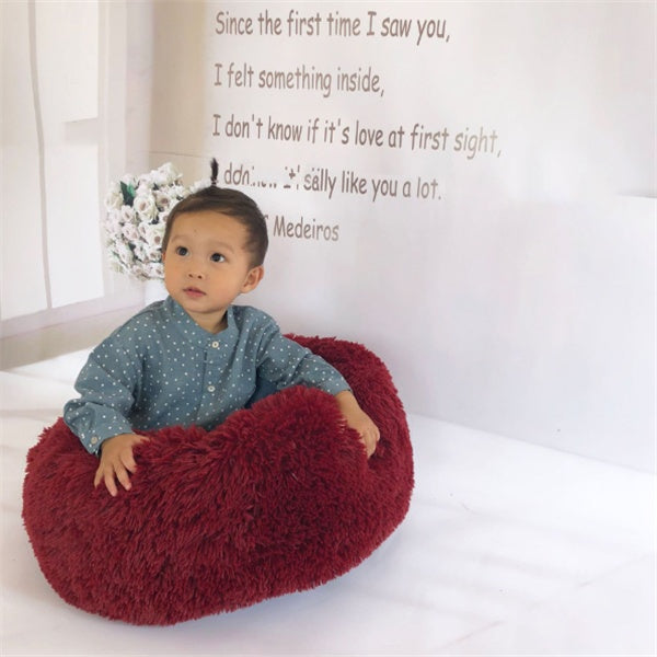 Round Long Hairy Autumn And Winter Nest Pad Cat Mattress - 0 - CJ