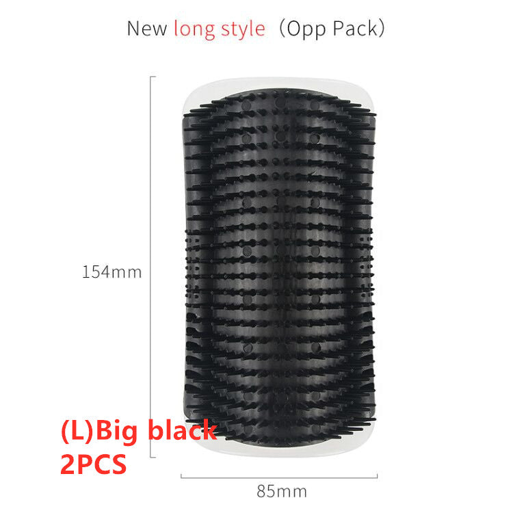 Cat Self - Grooming Brush Pet Wall Rubbing Device - 0 - CJ - Big black 2pcs - CJJJCWMY00001 - Big black 2pcs