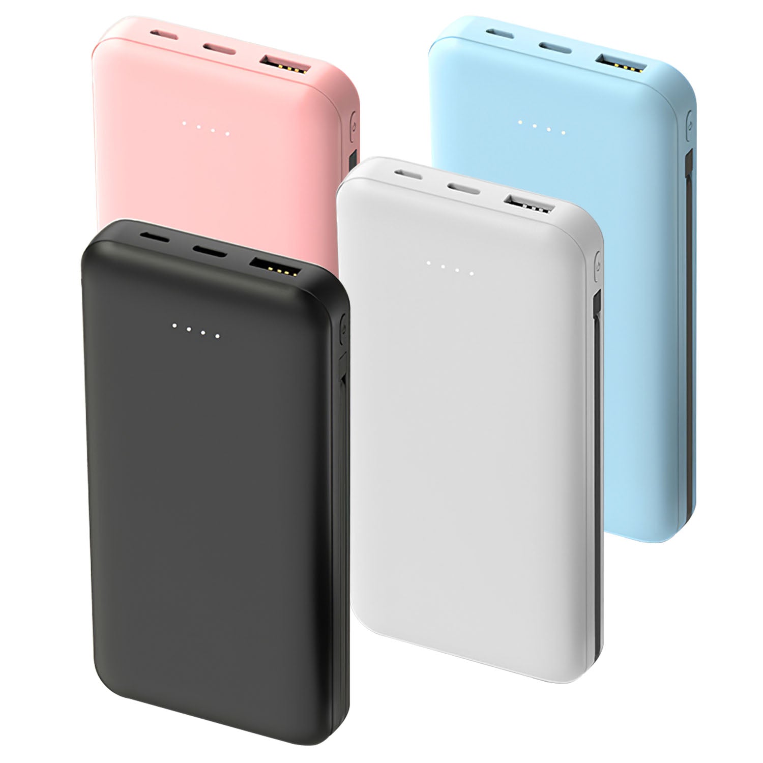 1Pc 10000mAh Power Bank Portable Phone Charger External Battery Pack With LT And Type C Double Ended Cable Type C USB Cable Fit For IOSPhone 14 Android And More - 5 - CJ