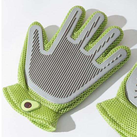 2 - in - 1 Pet Grooming Gloves & Brushes For Cats And Dogs High - Efficiency Hair Removal & Massage GlovesDouble - Sided Hair RemovalAnti - Scratch & Bite ProtectionCleaning & Grooming - 5 - CJ
