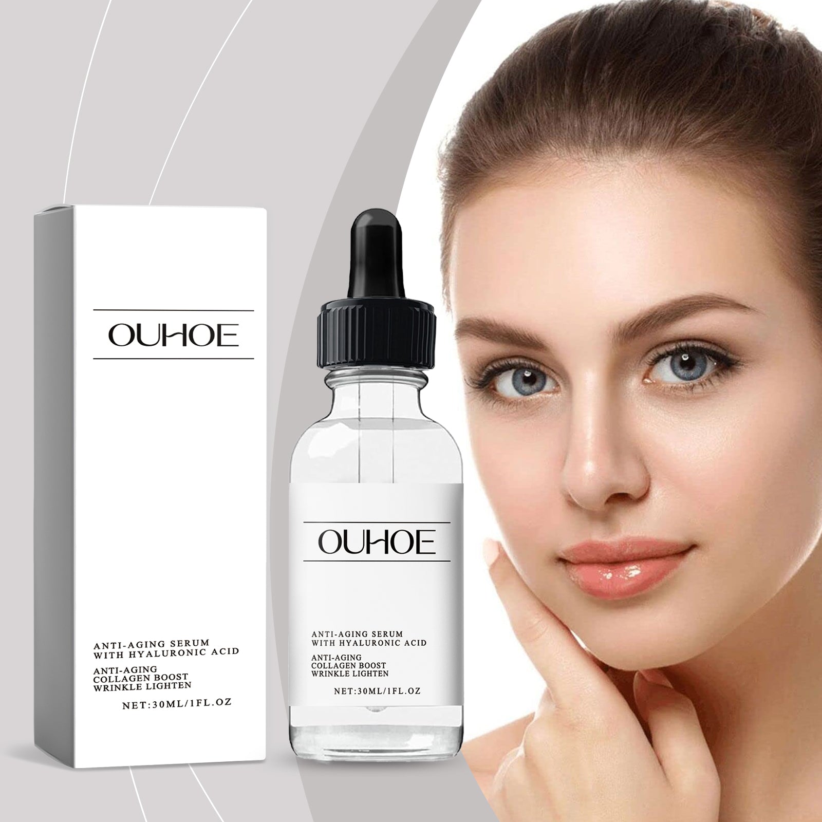 OUHOE Polypeptide Facial Essence, Moisturizing, Hydrating, Brightening And Glowing Facial Skin Essence - 5 - CJ